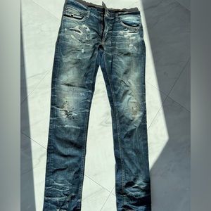 Nudie jeans- Lean Dean Worn Beyond.  Mens size 32 x 34